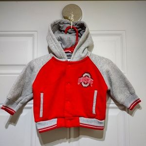 Ohio State Buckeyes Infant Baby Hoodie Sweatshirt Size 3/6 Months